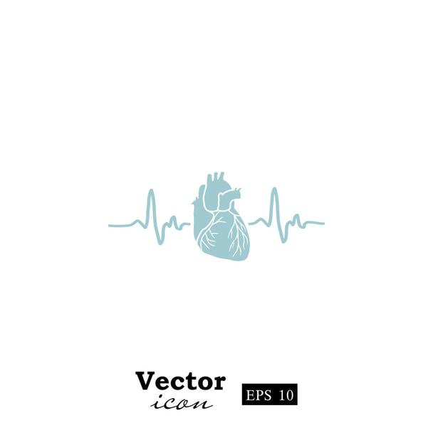 icône de l'électrocardiogramme cardiaque
 - Vecteur, image