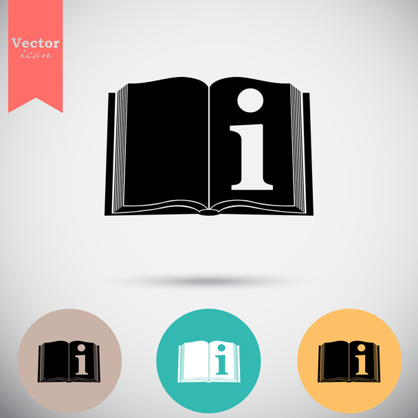 catálogo, conjunto de iconos del libro de información
 - Vector, Imagen