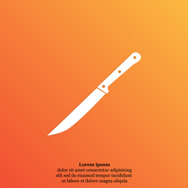 κουζίνα μαχαίρι εικονίδιο - Διάνυσμα, εικόνα