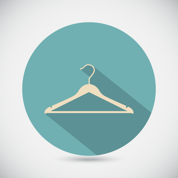 icône de cintre de vêtements vides
 - Vecteur, image