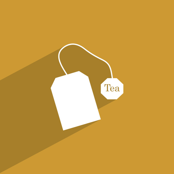 icono de la bolsa de té de papel
 - Vector, imagen