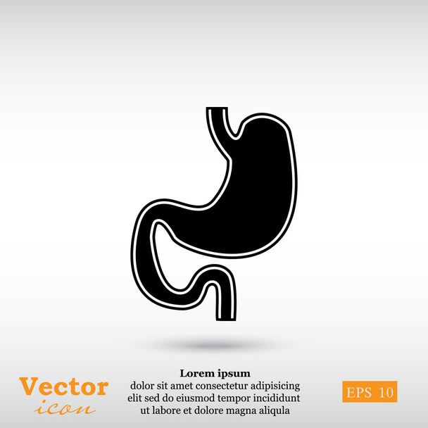 ikona lidských žaludečních orgánů - Vektor, obrázek