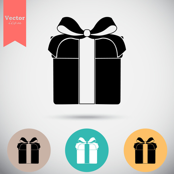 Ikonen im Geschenkkarton - Vektor, Bild