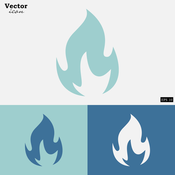 палаючий вогонь іконки
 - Вектор, зображення