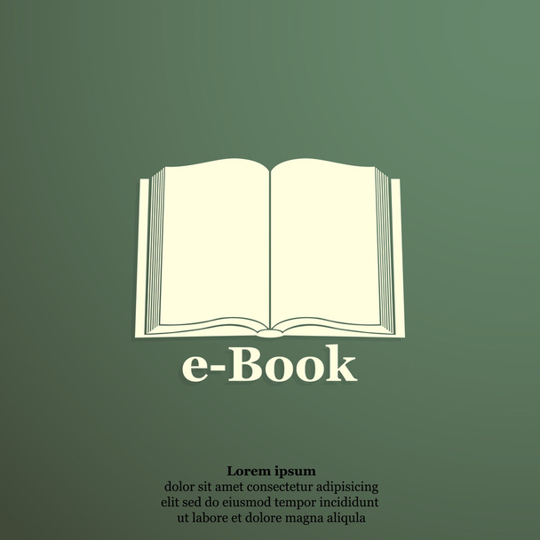 Icono del libro electrónico
 - Vector, Imagen