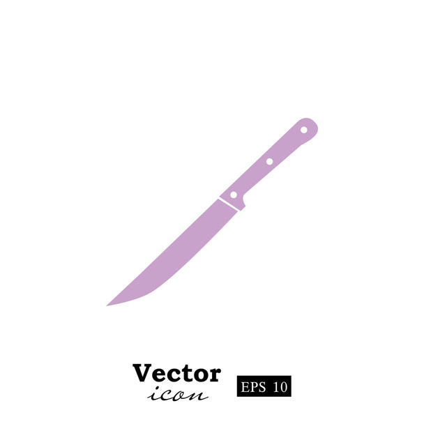 kitchen knife icon - Vektor, kép