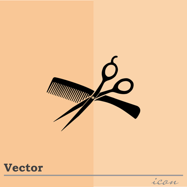 Перукарня Салон значок
 - Вектор, зображення