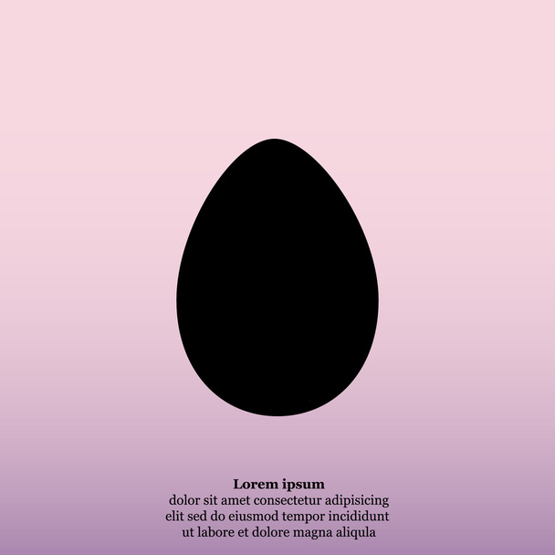 チキン卵アイコン - ベクター画像
