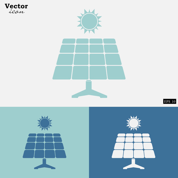 icono del panel solar - Vector, imagen