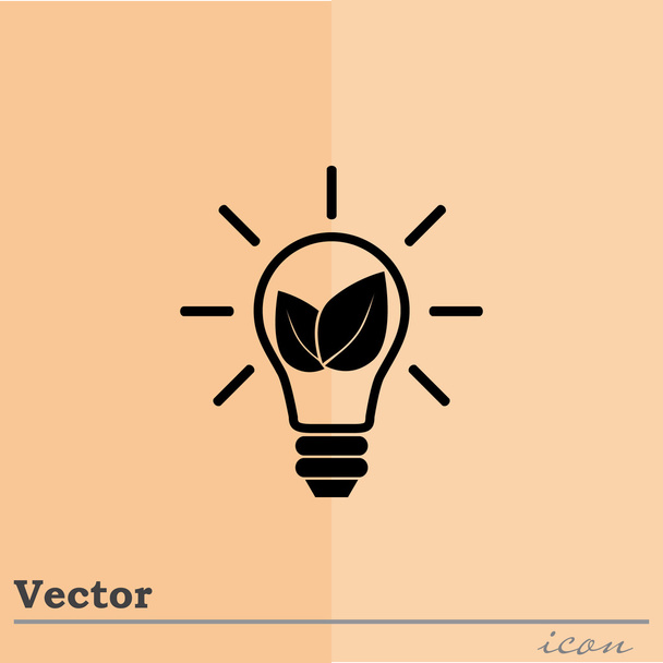 groene energie pictogram - Vector, afbeelding