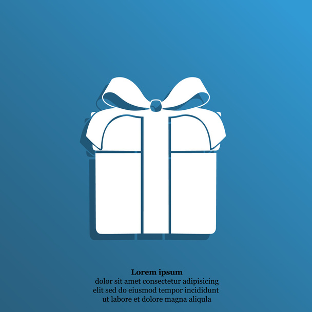 icône boîte cadeau - Vecteur, image