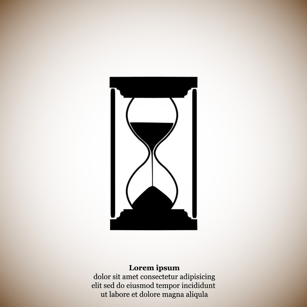 песочные часы, иконка
 - Вектор,изображение