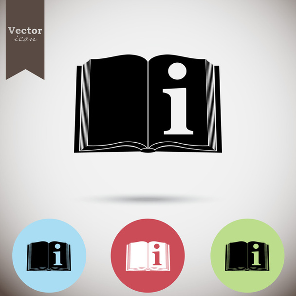 Katalog, informacje książki zestaw ikon - Wektor, obraz