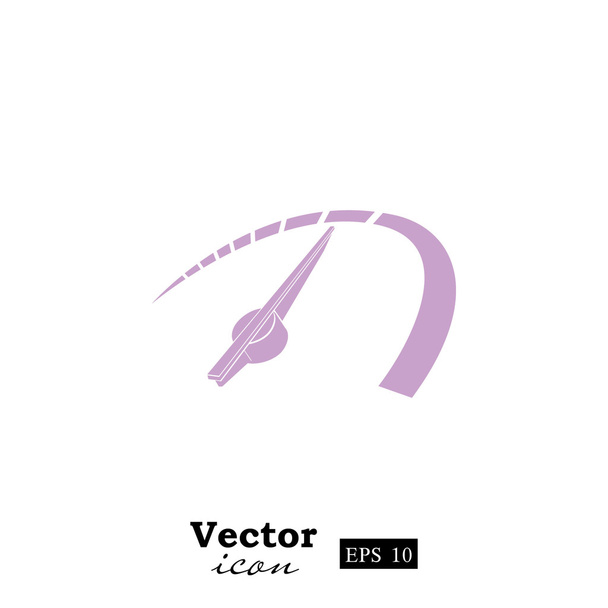 Icono del velocímetro del coche
 - Vector, imagen
