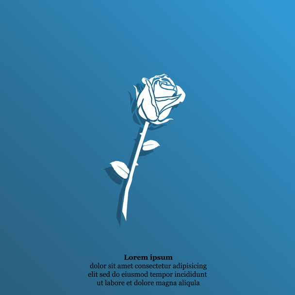 εικονίδιο τριαντάφυλλου - Διάνυσμα, εικόνα