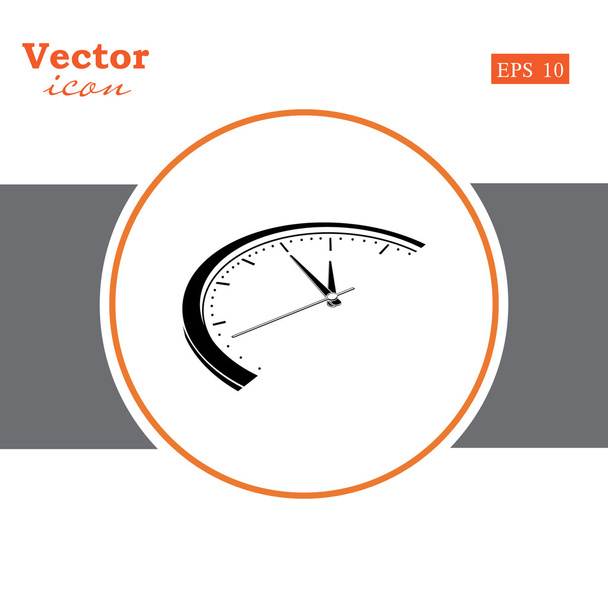 Čas, ikona hodin - Vektor, obrázek