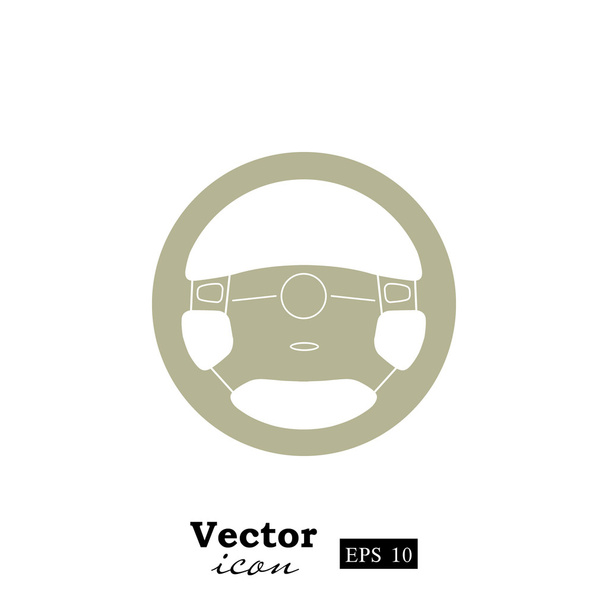 Stuurwiel Ikoon - Vector, afbeelding