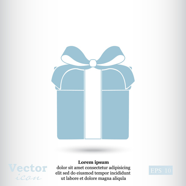 Подарункові коробки значок
 - Вектор, зображення