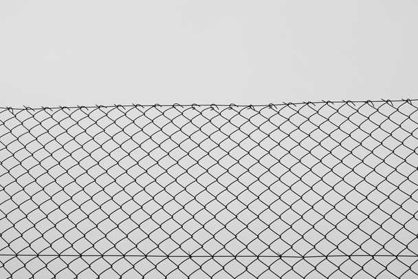 zincir bağlantı çit tel örgü - Fotoğraf, Görsel