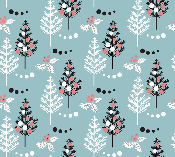 Christmas Tree pattern. - Vector, Image