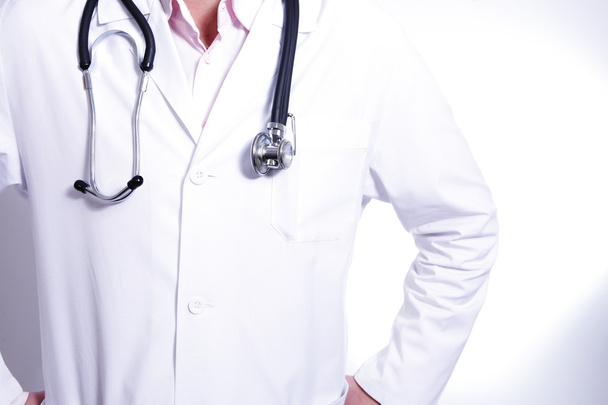 Doctor in a white coat - Фото, зображення