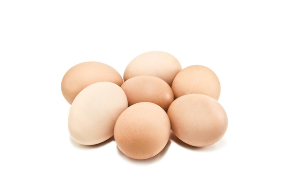 Uova su bianco
 - Foto, immagini