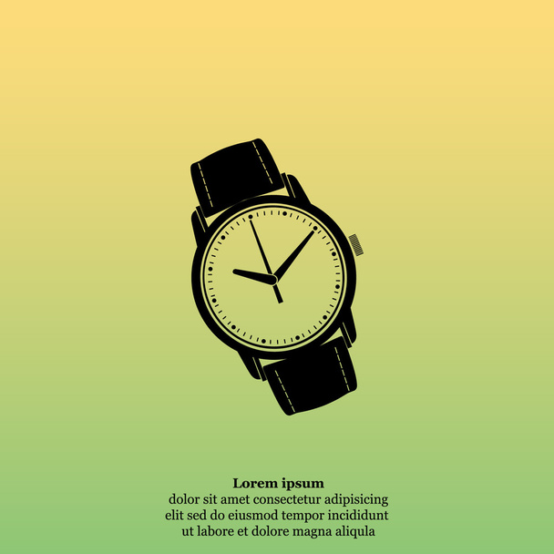 Náramkové hodinky ikona - Vektor, obrázek
