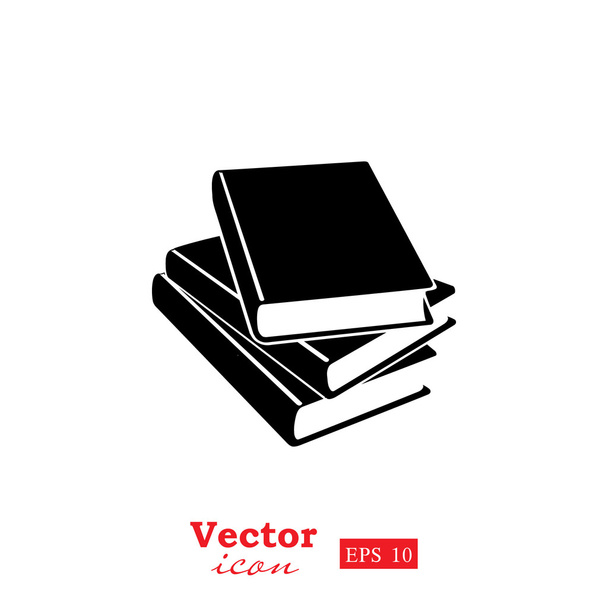 Icône pile de livres - Vecteur, image