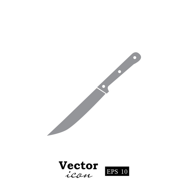 icono cuchillo de cocina - Vector, imagen
