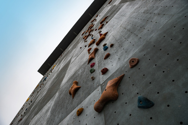 No one of rock climbing walls - Foto, imagen