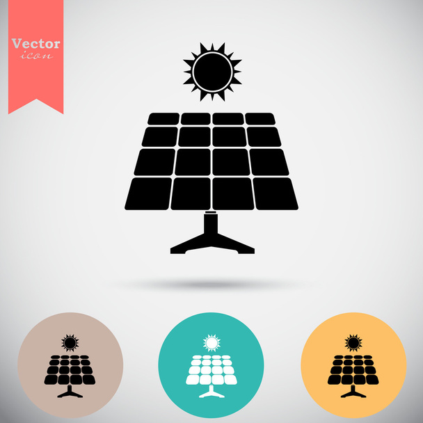 solar panel icon - Вектор, зображення