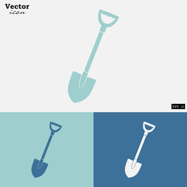 conjunto de iconos de herramienta de pala
 - Vector, imagen