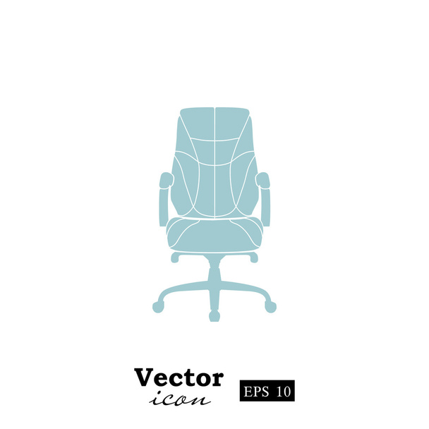 значок офисного кресла
 - Вектор,изображение