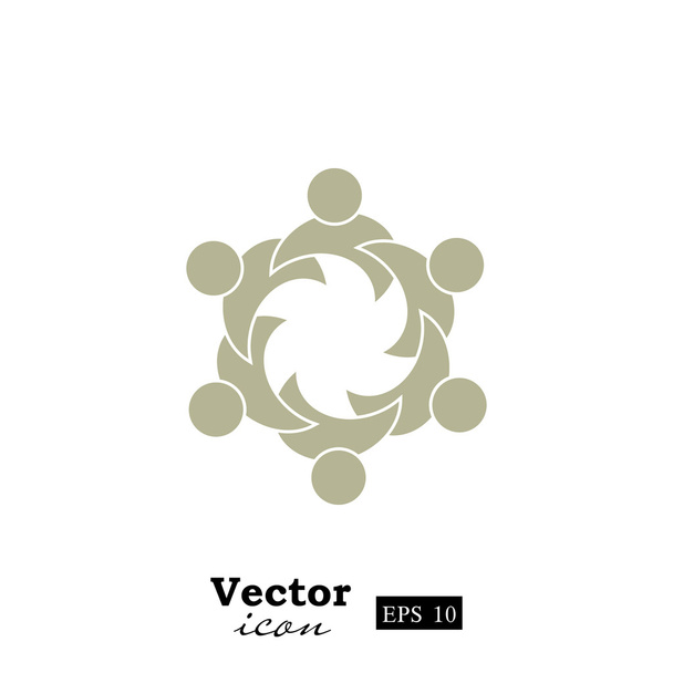 Ikone der Volksgruppe - Vektor, Bild