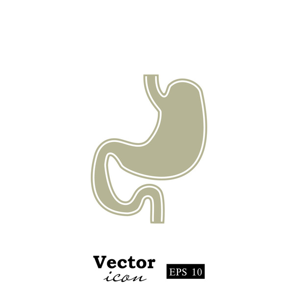 Ikone des menschlichen Magenorgans - Vektor, Bild