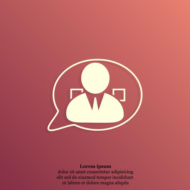 customer support icon - Vector, Image