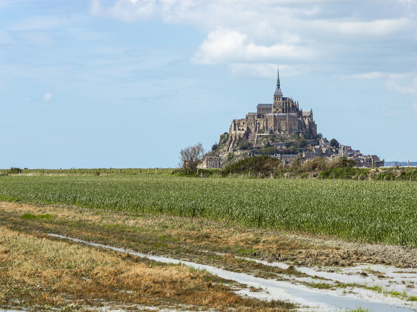 Mont Saint Michel Abbey, Normandy / Brittany, France - Φωτογραφία, εικόνα