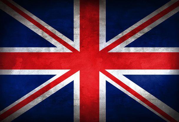 Vintage İngiltere bayrağı - Fotoğraf, Görsel
