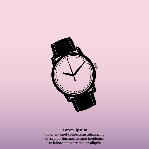 Наручний годинник значок
 - Вектор, зображення
