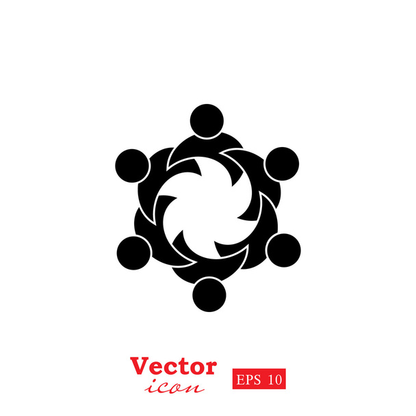 иконка группы людей
 - Вектор,изображение