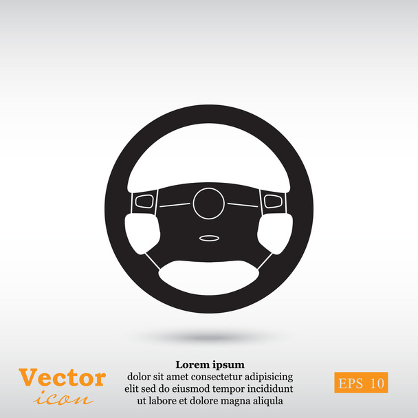 рульове колесо значок
 - Вектор, зображення