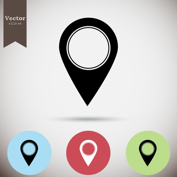 map pin pointer icon - Vector, Image