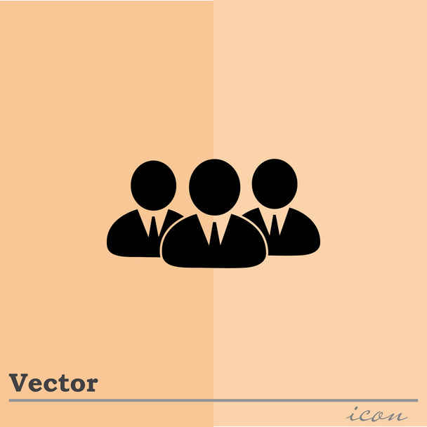 üzleti csapat ikon - Vektor, kép