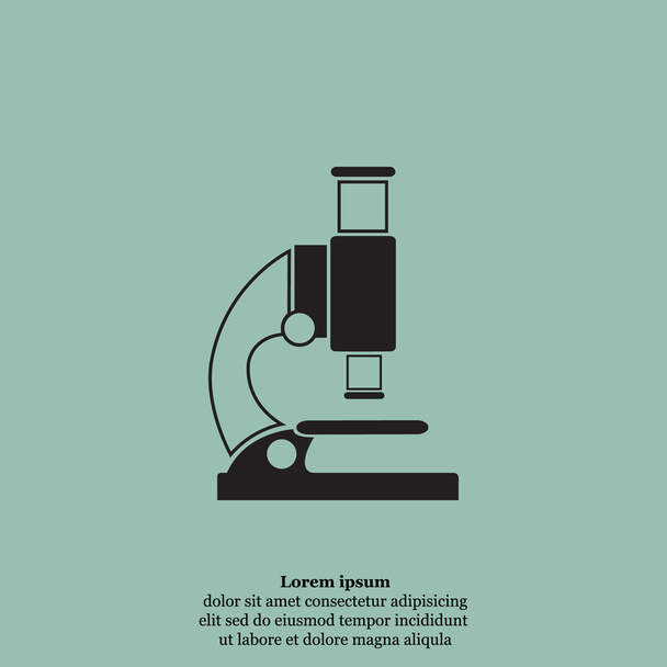 icône de microscope de laboratoire - Vecteur, image