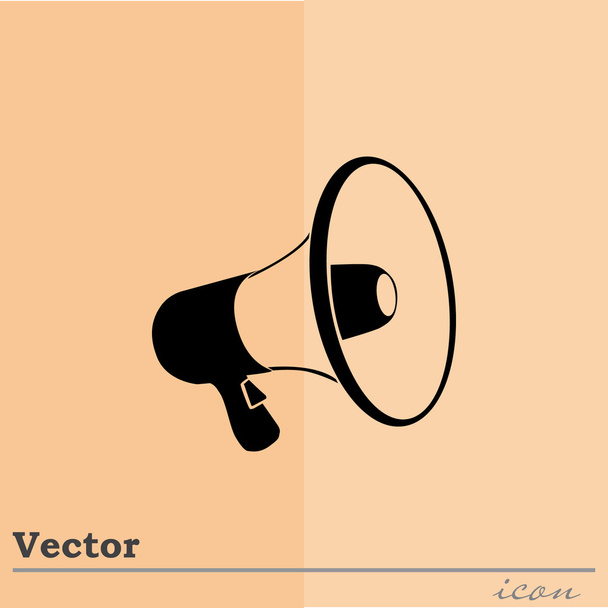 mano icono de megáfono
 - Vector, Imagen
