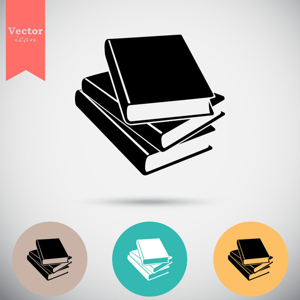 pila de libros iconos conjunto
 - Vector, imagen