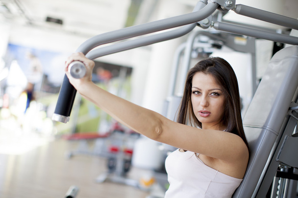 Girl at the gym - Foto, immagini
