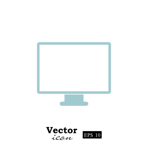 icona del monitor del computer - Vettoriali, immagini