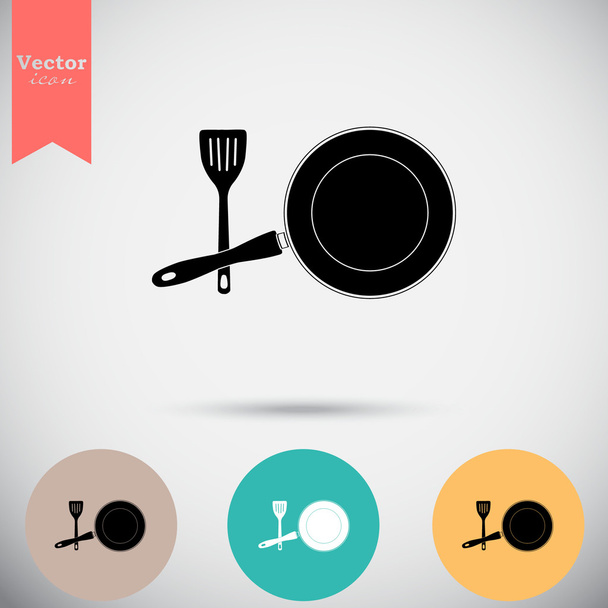 kitchen cooking utensils icons set - Vetor, Imagem