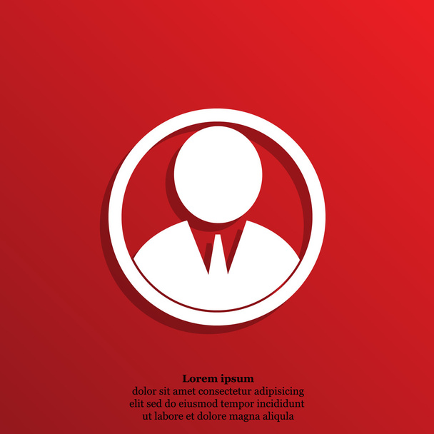 businessman avatar icon - Vector, Image